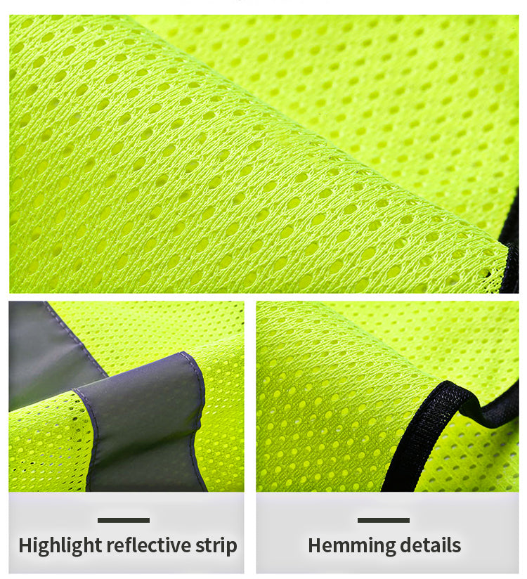 Reflective vest multi pockets for work(MJ-S12)