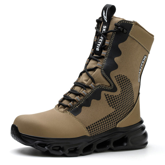 Leather High Ankle Waterproof Safety Boots(JB-922)