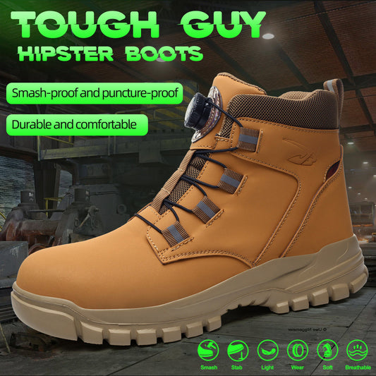 Leather Industrial Safety boots for Men(JB-682)