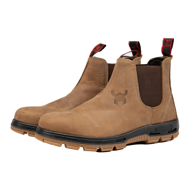 Nubuck Chelseas Safety Boots for Men(GM-24107)