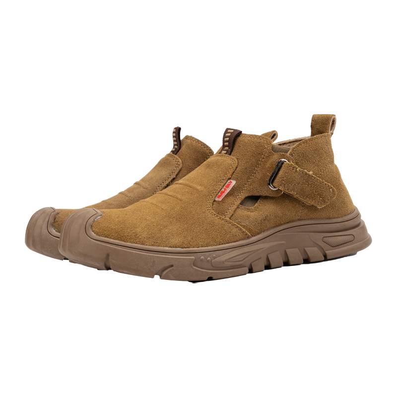 Slip-on Suede Leather Safety Shoes for Men(GM-24125)