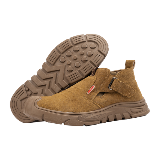 Slip-on Suede Leather Safety Shoes for Men(GM-24125)