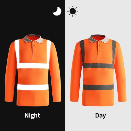 Reflective T-shirt long sleeve for work(MJ-S40)