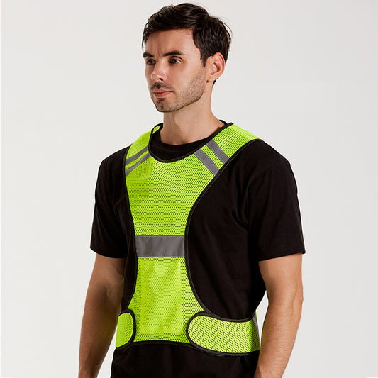 Reflective sport vest with/without battery for outdoor(MJ-S21)