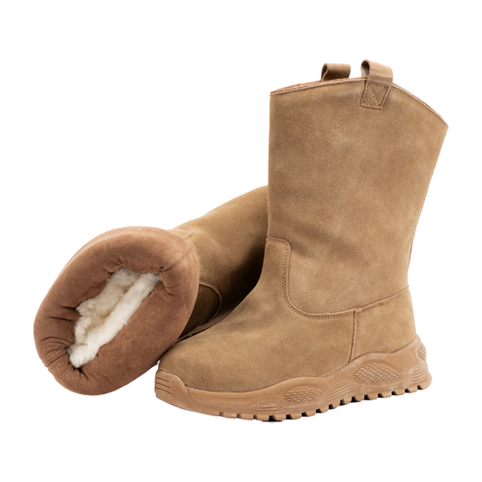 Slip-on Suede Leather Winter Safety Boots(GM-M24128)