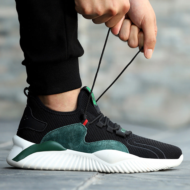 Sapatos de segurança casuais anti-esmagamento anti-perfuração antiácido alcalino EVA moda