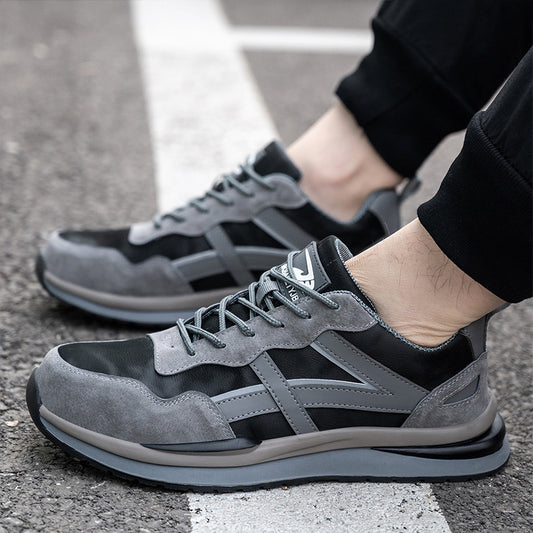 Suede Leather Safety Shoes for Men (JB-669)