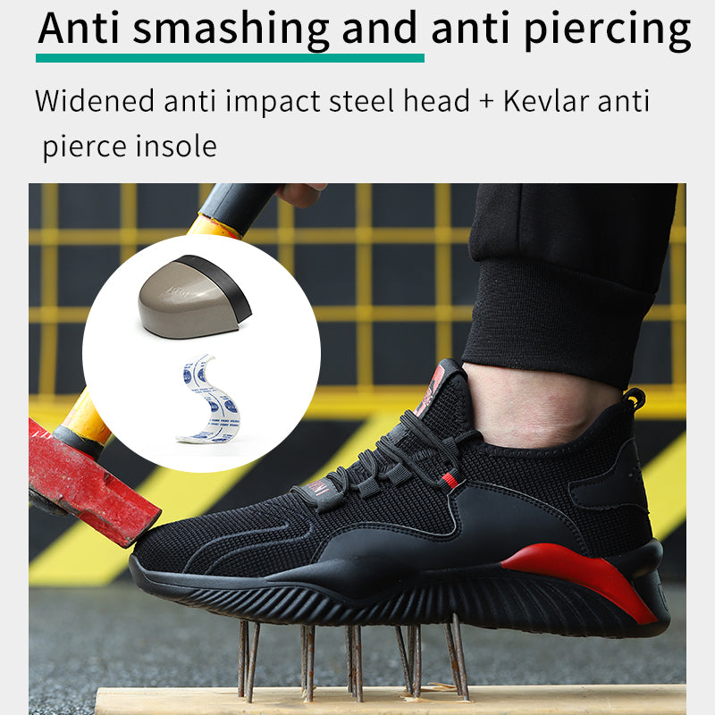 Fly Weave Tennis Safety Shoes for Men (JB-797)
