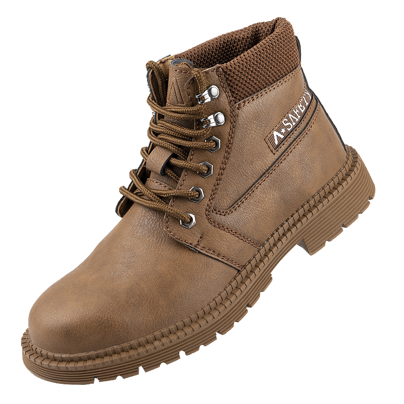 Venda imperdível botas de segurança indústria antiderrapante com biqueira de aço Kevlar entressola