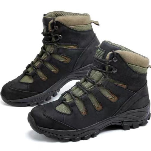 Suede Leather Safety Boots for Men (JX-078)
