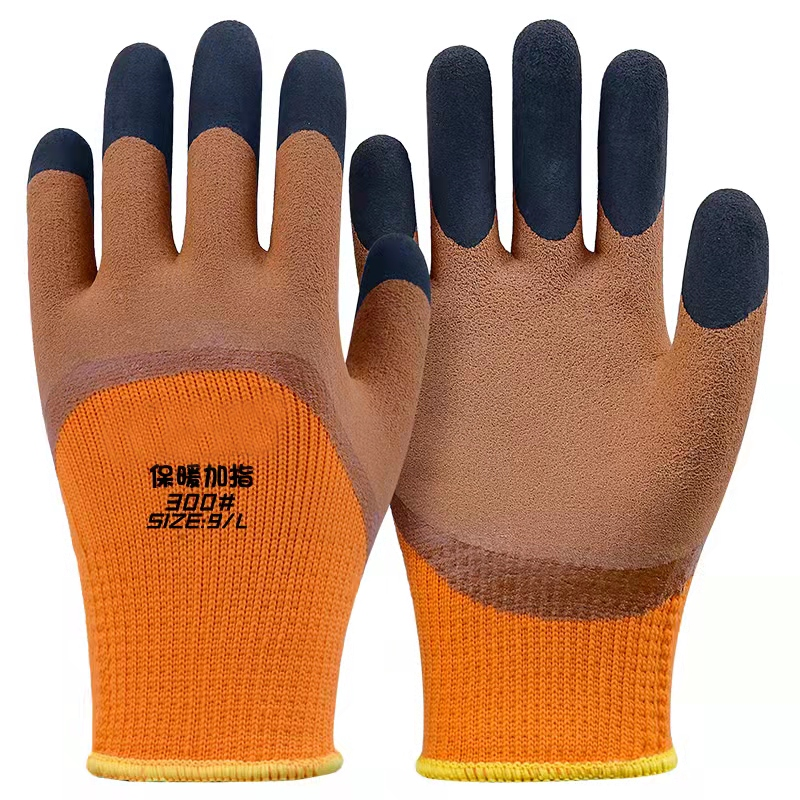 Latex Coated Safety Gloves for Winter (ST-005)