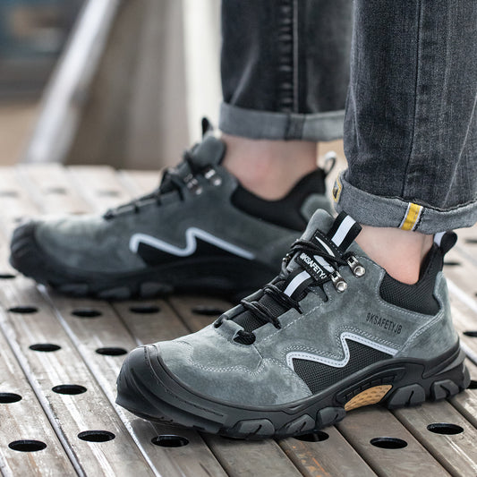 Suede Leather Safety Shoes for Men (JB-673)