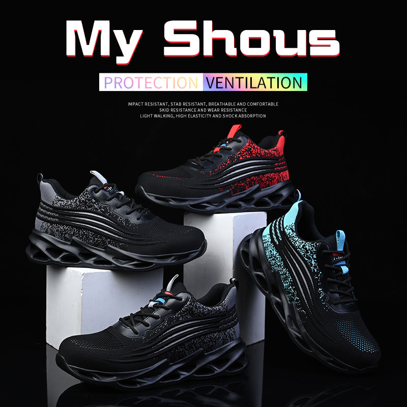 Fly Weave Tennis Safety Shoes for Men (JB-798)