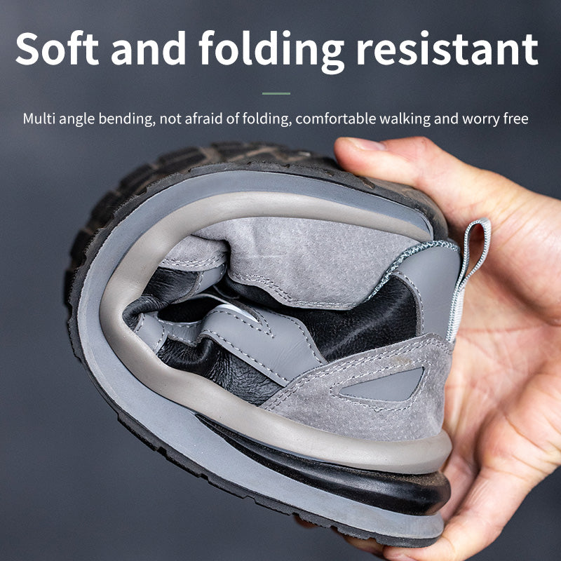 Suede Leather Safety Shoes for Men (JB-669)