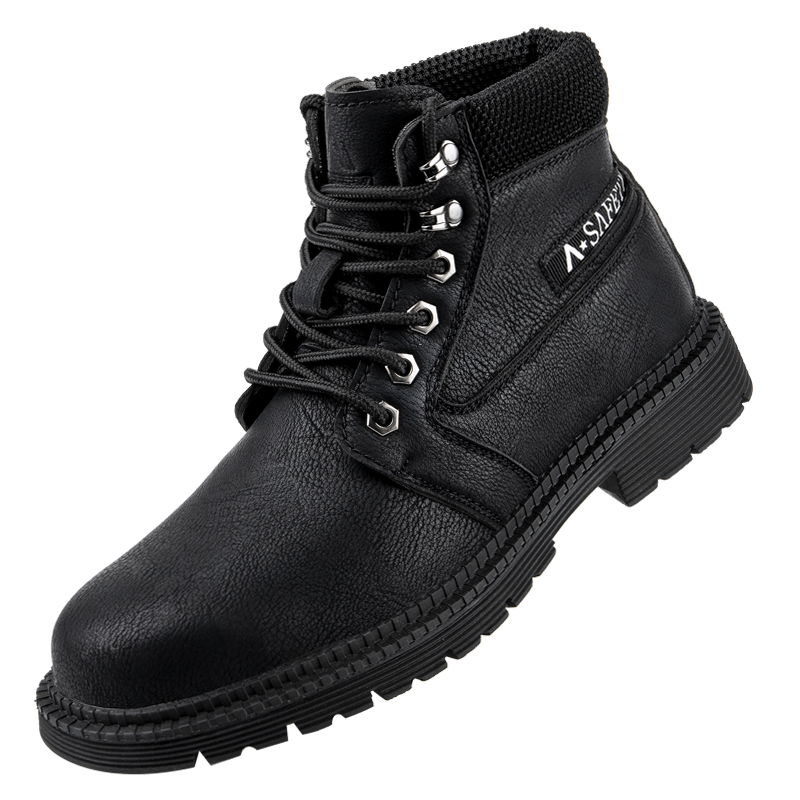 Venda imperdível botas de segurança indústria antiderrapante com biqueira de aço Kevlar entressola