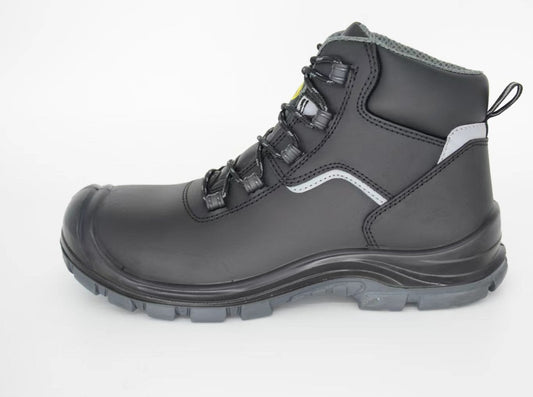 Genuine Leather Industrial Safety Boots for Men (GH-128)