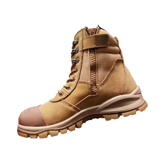 Genuine Leather Industrial Safety Boots for Men (GM-137)