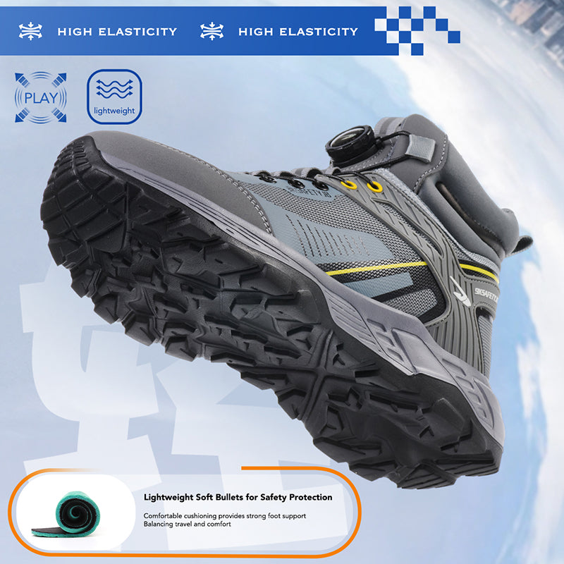 High Ankle Rotating Buckle Sneaker Safety shoes(JB-7929)