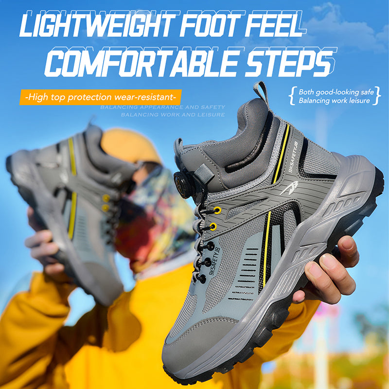 High Ankle Rotating Buckle Sneaker Safety shoes(JB-7929)