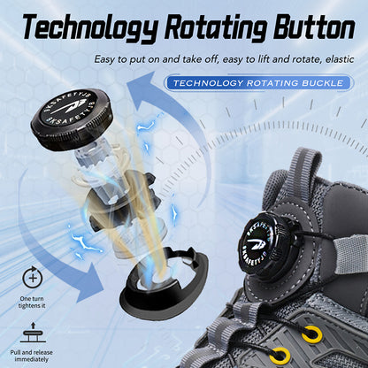 High Ankle Rotating Buckle Sneaker Safety shoes(JB-7929)