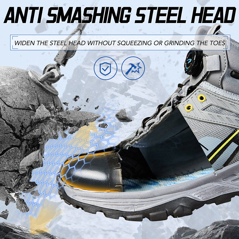 High Ankle Rotating Buckle Sneaker Safety shoes(JB-7929)