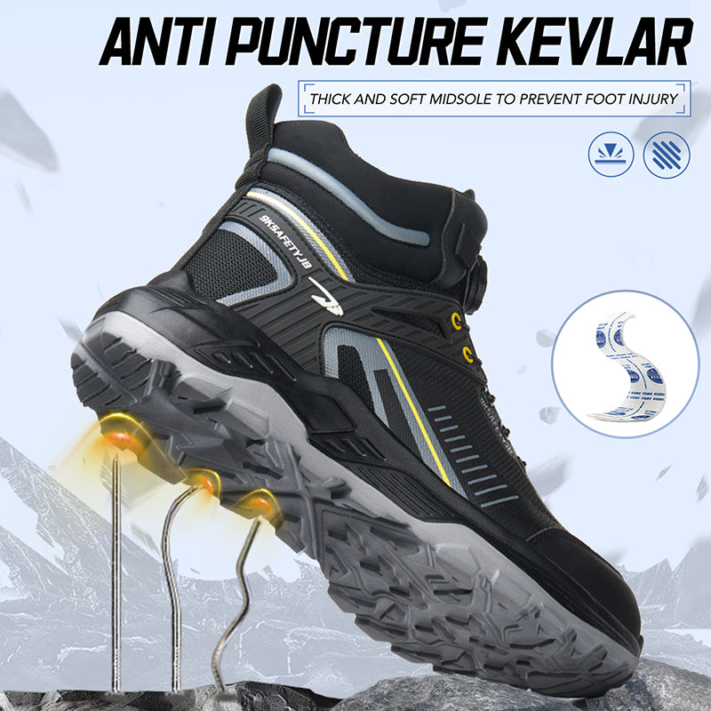 High Ankle Rotating Buckle Sneaker Safety shoes(JB-7929)