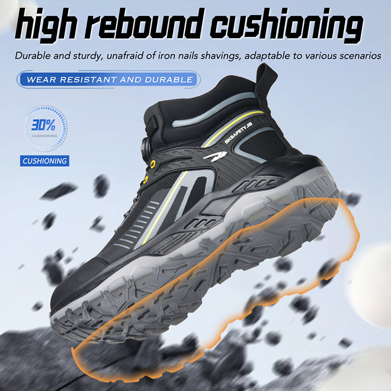 High Ankle Rotating Buckle Sneaker Safety shoes(JB-7929)