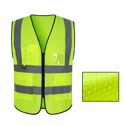 Reflective vest multi pockets for work(MJ-S11)