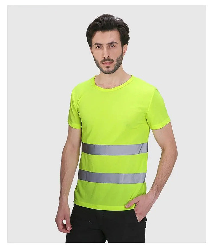 Reflective T-shirt short sleeve for work(MJ-S38)