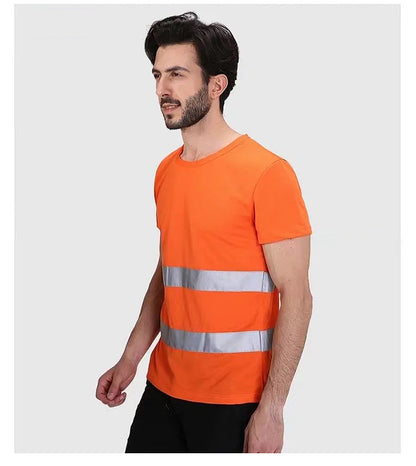 Reflective T-shirt short sleeve for work(MJ-S38)