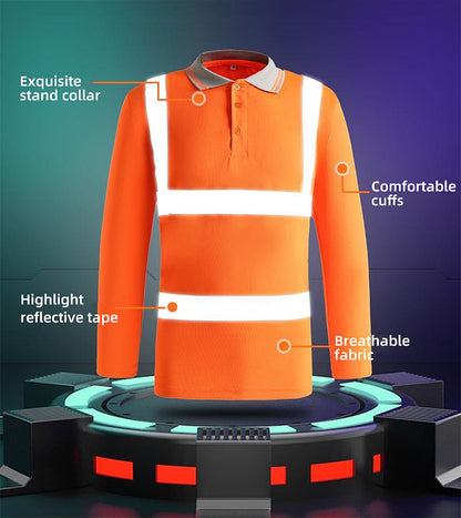 Reflective T-shirt long sleeve for work(MJ-S40)