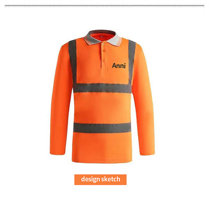 Reflective T-shirt long sleeve for work(MJ-S40)