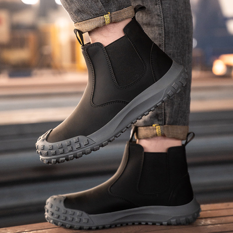 mens slip on safety shoes