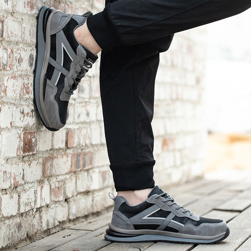 Suede Leather Safety Shoes for Men (JB-669)