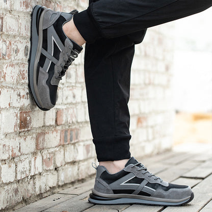 Suede Leather Safety Shoes for Men (JB-669)