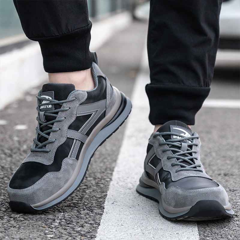 Suede Leather Safety Shoes for Men (JB-669)