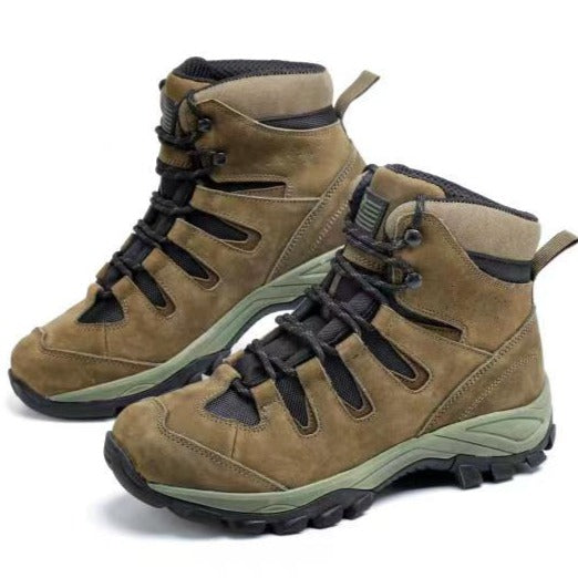 Suede Leather Safety Boots for Men (JX-078)