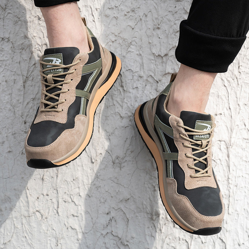 Suede Leather Safety Shoes for Men (JB-669)