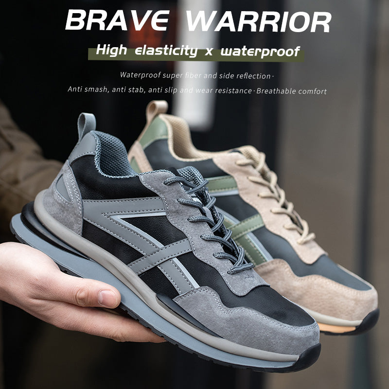 Suede Leather Safety Shoes for Men (JB-669)