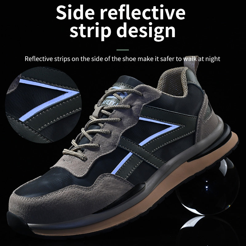 Suede Leather Safety Shoes for Men (JB-669)