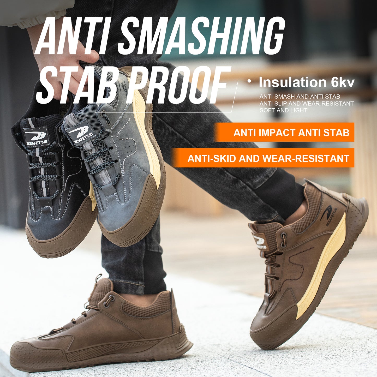 Industrial Safety Shoes for Men (JB-676)