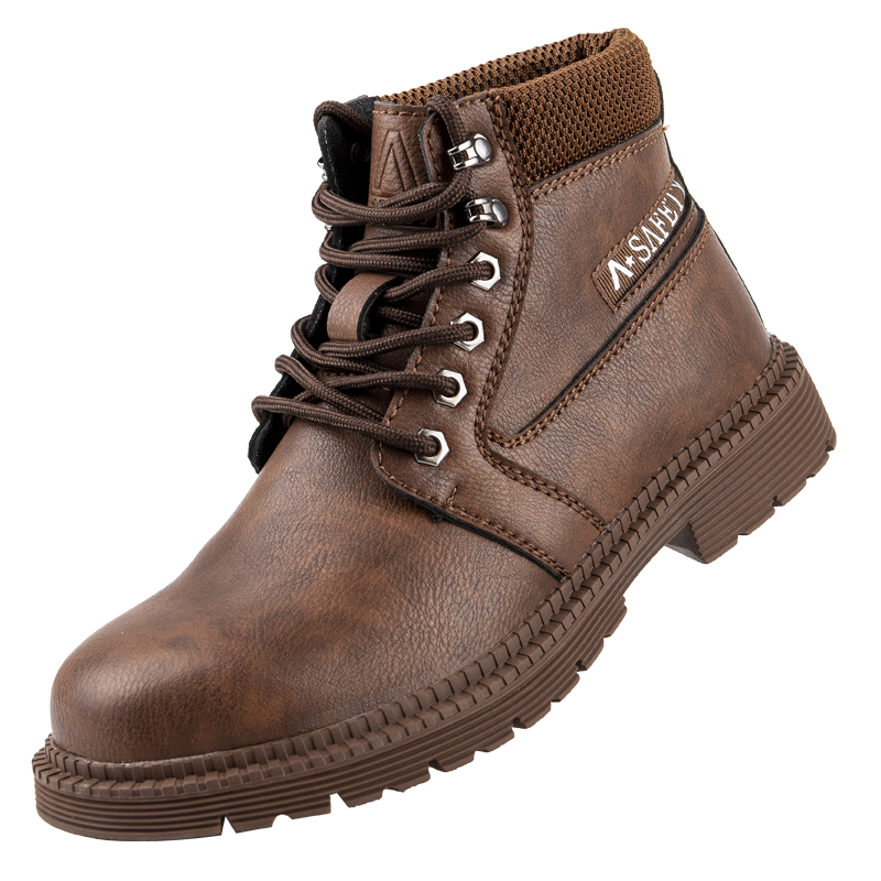 Venda imperdível botas de segurança indústria antiderrapante com biqueira de aço Kevlar entressola