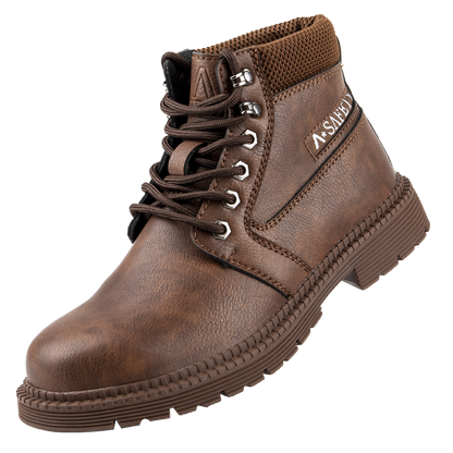 Venda imperdível botas de segurança indústria antiderrapante com biqueira de aço Kevlar entressola