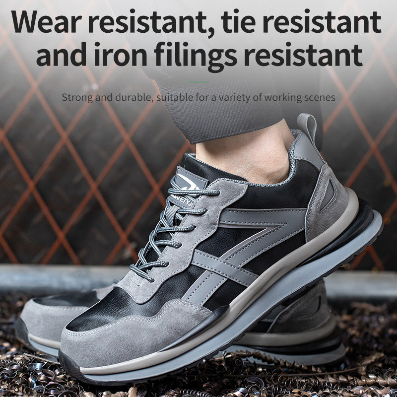 Suede Leather Safety Shoes for Men (JB-669)