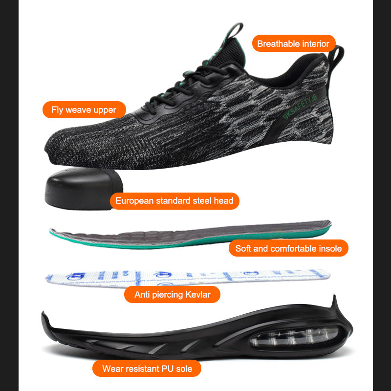 Fly Weave Tennis Safety Shoes (JB-7818)