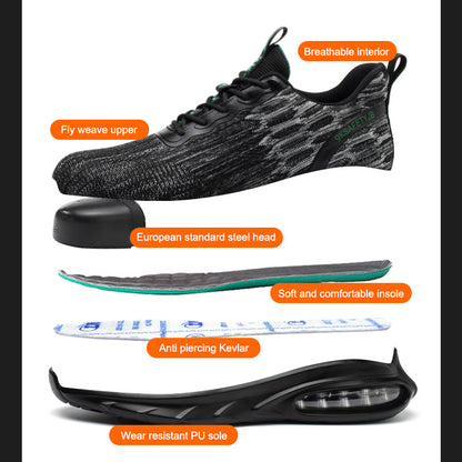 Fly Weave Tennis Safety Shoes (JB-7818)
