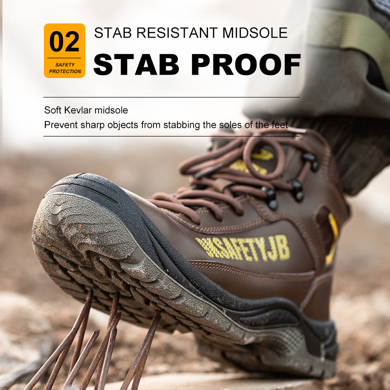 Industrial Waterproof Safety Boots for Men (JB-ZS013)