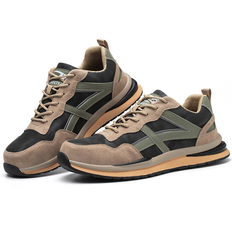 Suede Leather Safety Shoes for Men (JB-669)