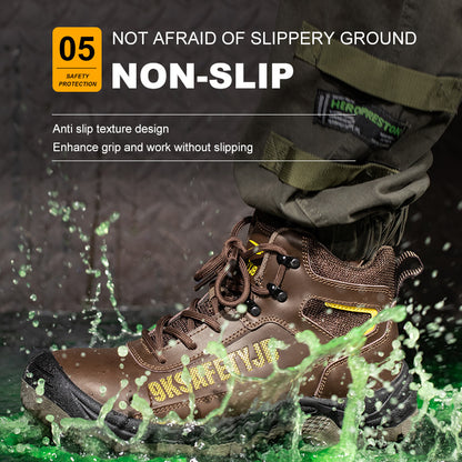 Industrial Waterproof Safety Boots for Men (JB-ZS013)