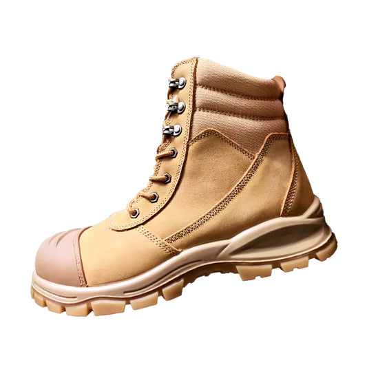 Genuine Leather Industrial Safety Boots for Men (GM-137)